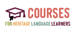 Courses for heritage language learners