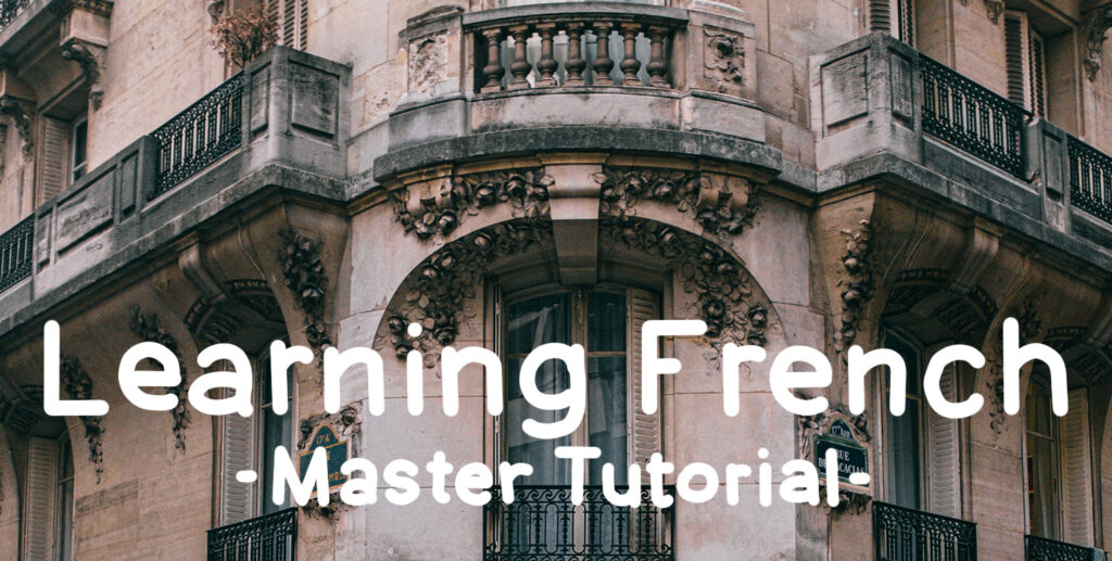 Learning French: Master Tutorial