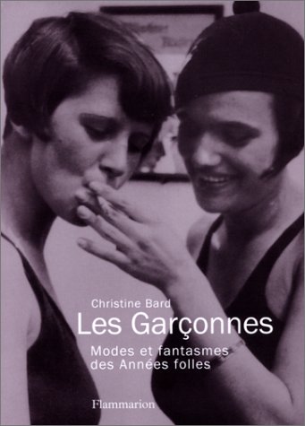 The cover of the French gender book Les Garçonnes. Two people are on the cover sharing a cigarette. The image looks like it's at least 70 years old, if not older. The gender of the two people is hard to identify.